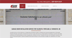 Desktop Screenshot of aplusgaragedoors.com