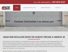 Tablet Screenshot of aplusgaragedoors.com